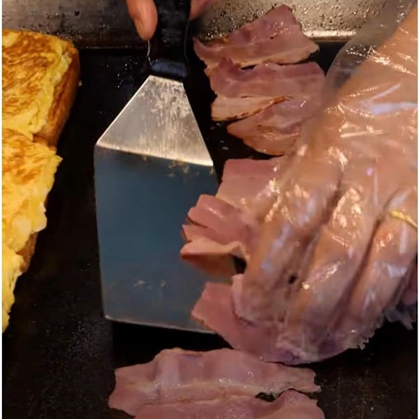 Lxgkrel Grillvender Hamburgerender Grillspade Grillbestikk Sett Spader KLB