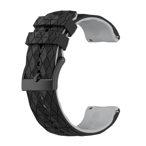 Silikoniranneke Suunto 9 & 7 Black+Grey Black+Grey