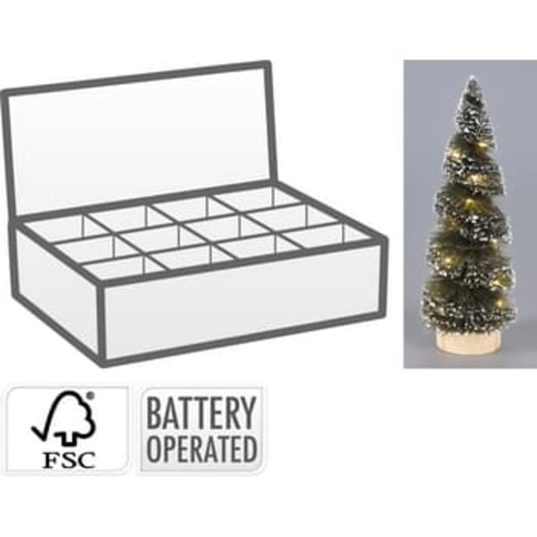 Julgran 20cm grön 12led_MGF