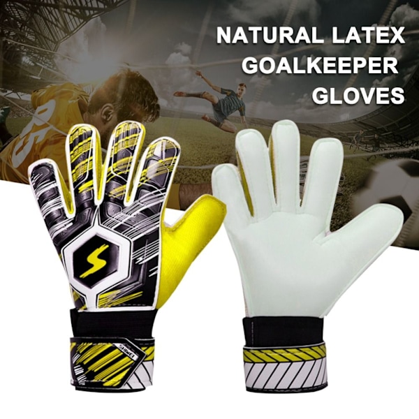 Målvaktshandskar Fotbollshandskar GULA STORLEK 9 gula yellow size 9