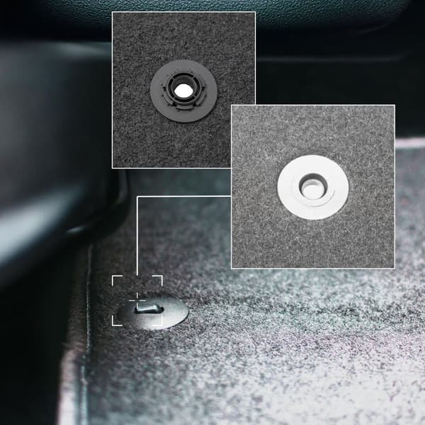 Grå bilmåtter til: Citroen C2 hatchback (2003-2009)_MGF