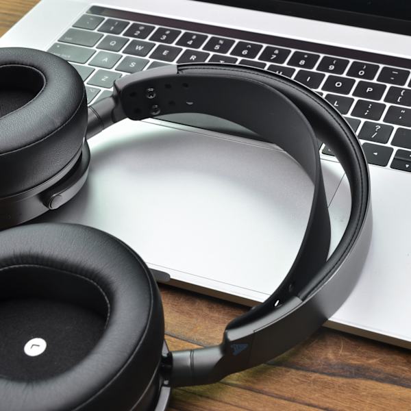 Silikonhodebånd for Audeze Maxwell-hodetelefoner - Svart