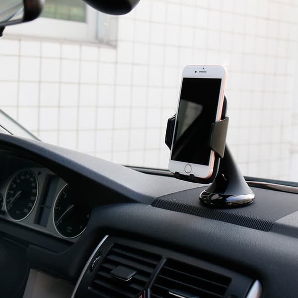 Mobile Holder with Suction Cup Mount Svart