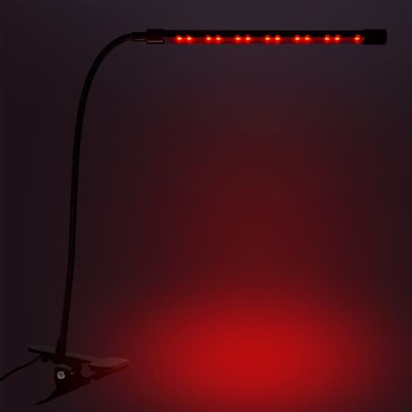 LED-vækstlampe 20 dioder TIMER 9 W til hjemmedyrkning uden strømadapter_MGF