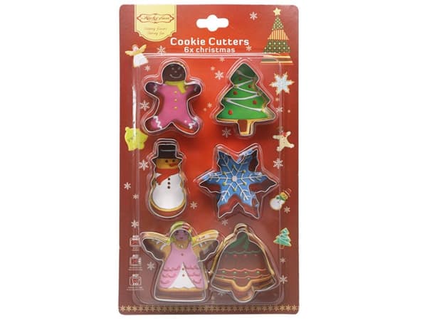 Bakplåt 6-pack julpepparkaksformar män i stål_MGF