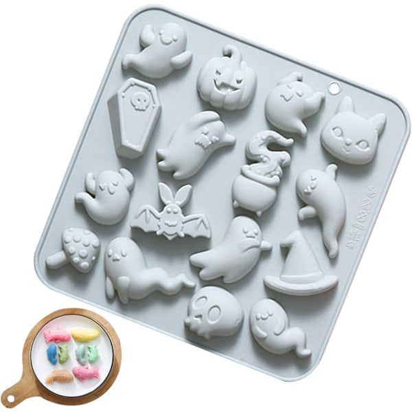 Halloween Pancake Pans | Ghost and Pumpkin Hat Silicone Molds for Baking