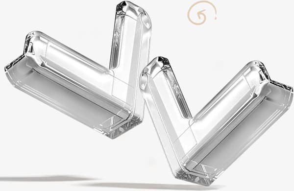 Hörnskydd i förtjockad silikon, 20-pack L-formade för babybord och möbler