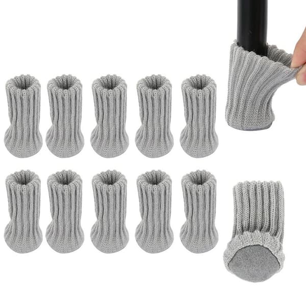 Stolstrømper i Stretch – Stolbensbeskyttelse_MGF 12-Pack