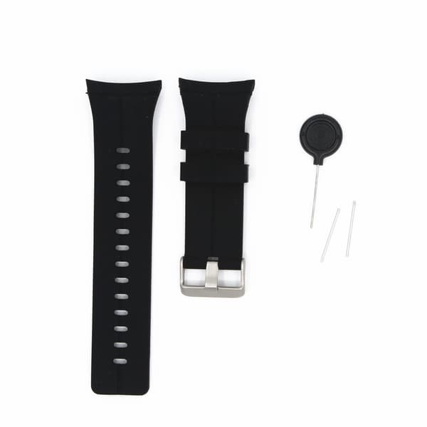 Silikoninen ranneke Suunto Spartan Sport/Ambit3 Vertical -kelloon, musta