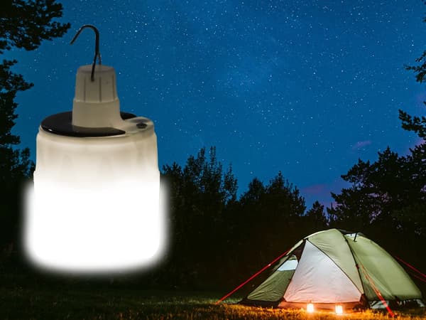Campinglampe / Lygte - Hæng op i telt_MGF