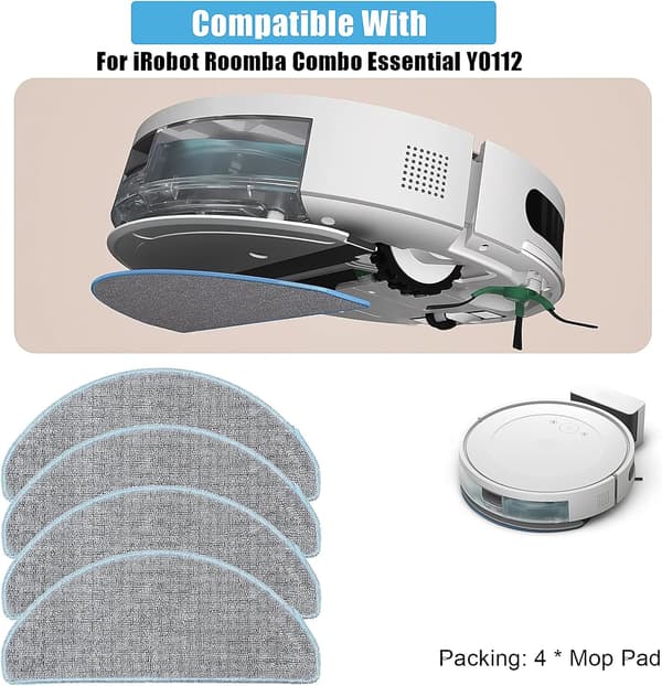 Erstatningsmoppepuder til iRobot Roomba Combo Essential Y0112
