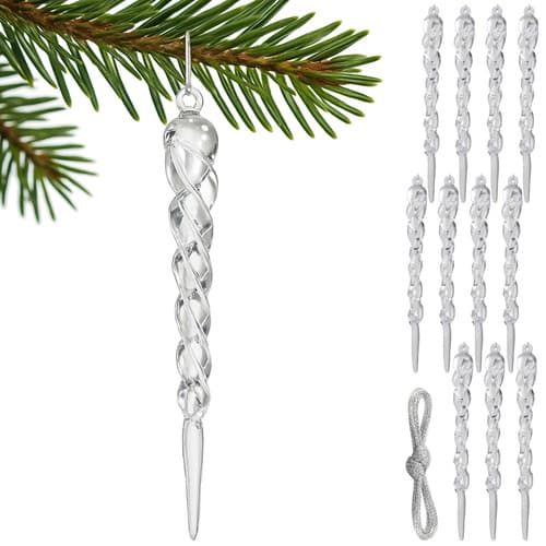 Julgransistapper 12-pakning - Dekorative hengere_MGF