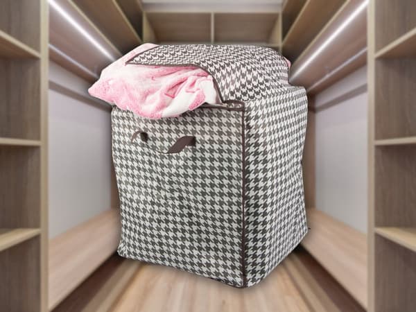 Förvaringslåda tyg 180 L - Vikbar garderobsorganisatör_MGF