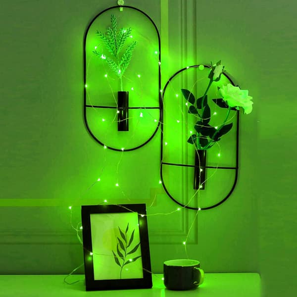 Batteridrivna LED-ljusslingor, 4-pack Mini Batteridrivna Koppar Green_MGF Green 2 Pack