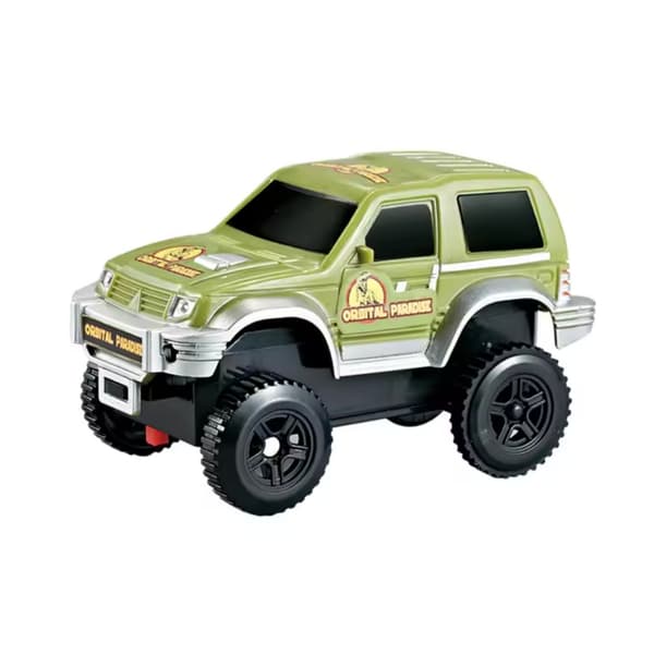 Dinosaurusrata 240 osaa – Suuri leikkisetti autolla, silloilla & dinosauruksilla_MGF Multicolor multifärg