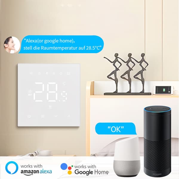 Smart WiFi Termostat til Elektrisk Gulvvarme