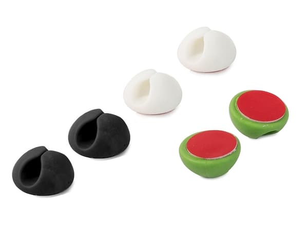 Självhäftande Kabelhållare – Kabelklämmor – 6-pack_MGF