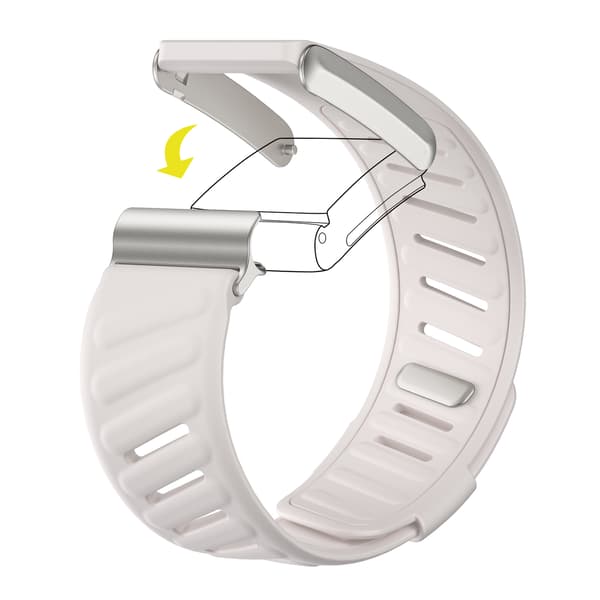 Silikoniranneke Whoop 4.0:lle, vaaleanharmaa LightGrey