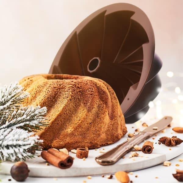 Silikoninen kakkuvuoka kukkapiippu SILLINIE 23,5 cm_MGF
