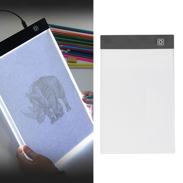 A5 Lysplade 3.5W 0.6A 3 Niveauer Dæmpbar Touch Sensor LED Tegneplade LED Lysplade til Kalligrafi 2D Animation_MGF