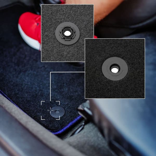 CARLUX-BLÅ bilmåtter til: Peugeot 108 hatchback (2014-)_MGF