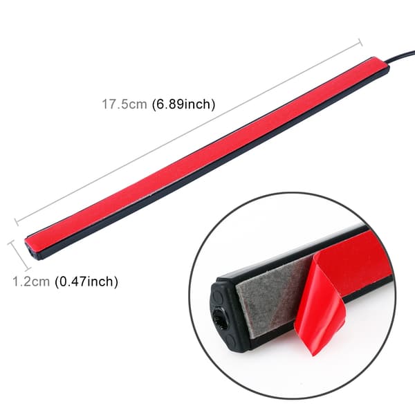 4 stk LED-striper for bilinteriør
