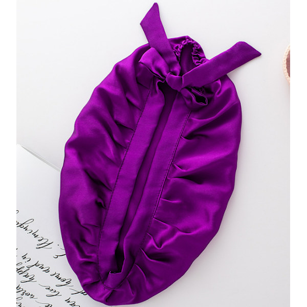 16 Momme Silk Sovmössa Lila Purple