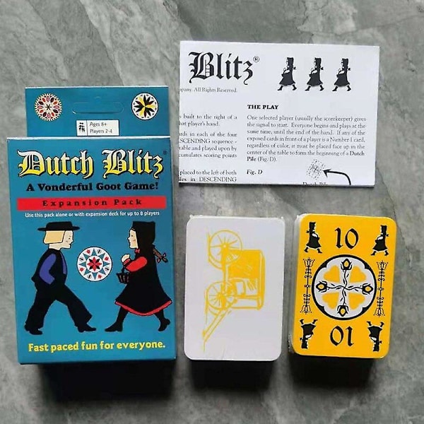 Dutch Blitz -korttipelin peruslaajennus Dutch Expansion