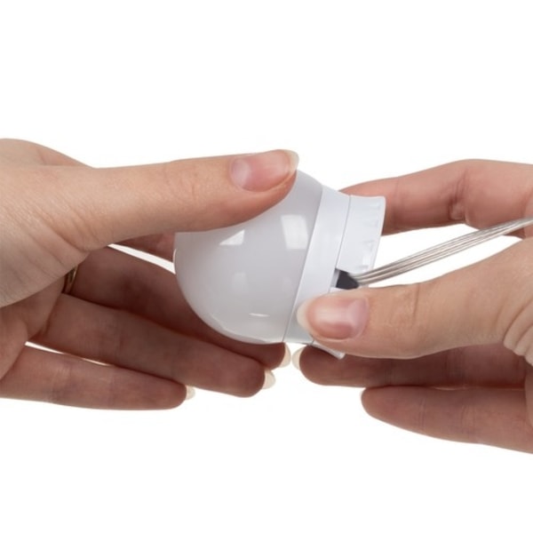 LED-lys for sminke-speil Toaletbord - Fest rundt speilet White Vit