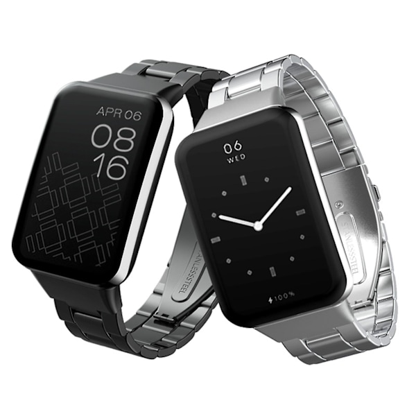Metallarmband till Xiaomi Smart Band 7 Pro Armband i Rostfritt Stål för Mi Band
