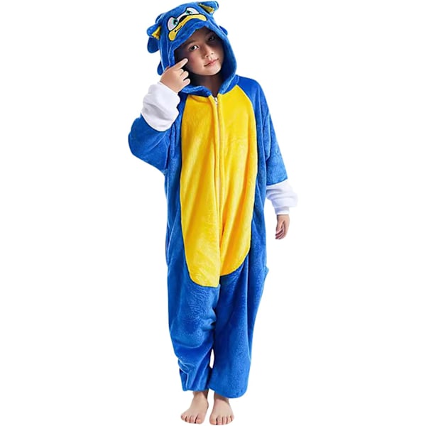 Dam Onesie, Herrarnas Jumpsuit, Kigurumi Onesie, Enhörning Pyjamas, Flanell Pyjamas, Djur Onesie, Halloween Kostym, Julkläder Sonic2 M