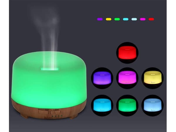 Luftfugter / Duftspreder - Aromalampe med RGB-belysning_MGF