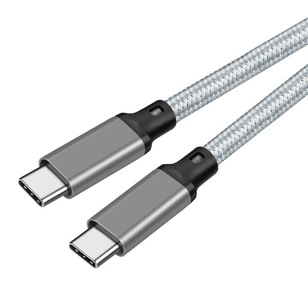 3M USB-C to USB-C Fast Charging Cable - Black Grey 2 m Grey 2 m