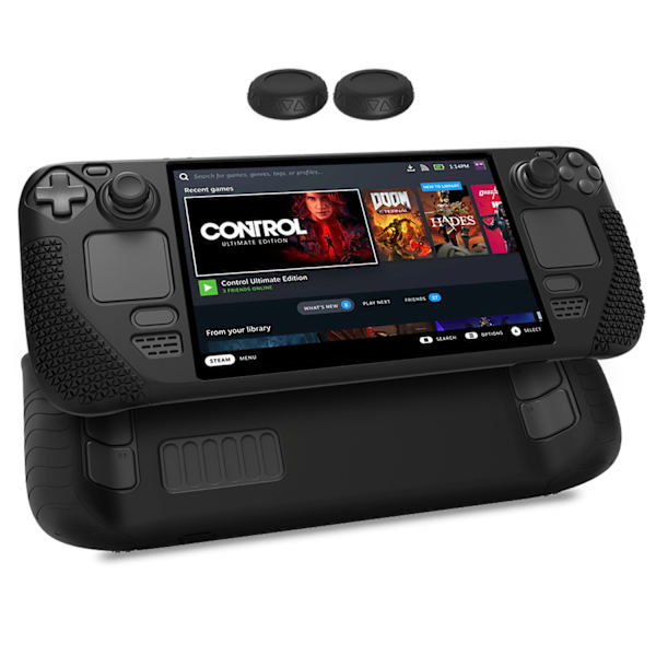 Silikonskydd för Steam Deck OLED Svart Black