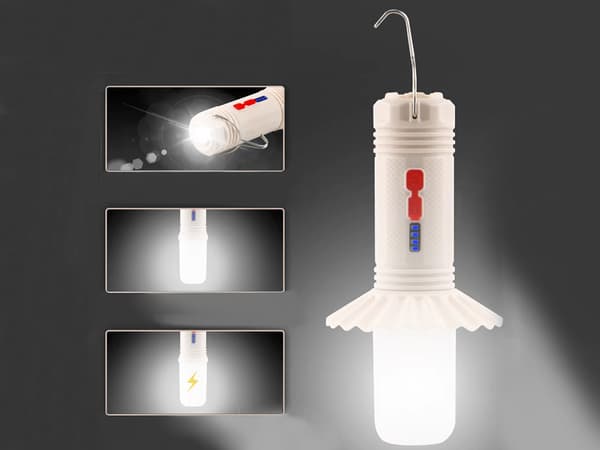 Campinglampa powerbank - LED-taskulamppu ja hätälaturi_MGF