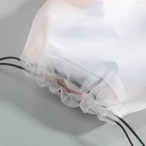 Drawstring Storage Bags 3 Sizes 15-Pack White White