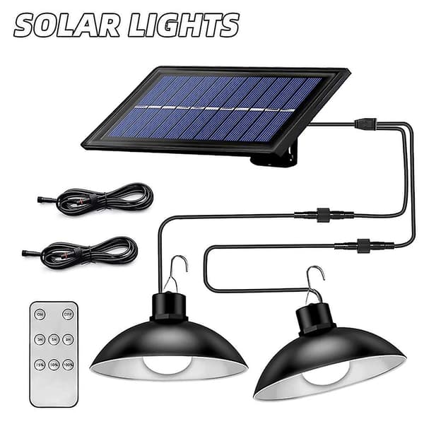 Solcellelampe Hengende Utendørs Innendørs Dimbar IP65_MGF