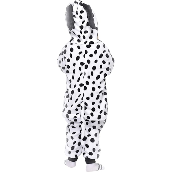 Barn unisex jumpsuit, 2023 kostymdjur onesie nattklänning pyjamas huvtröja cosplay kigurumi nattkläder jul halloween Dalmatians 100