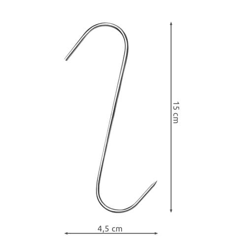 15-pak - Røgkroge / Kødkroge (15 cm)_MGF