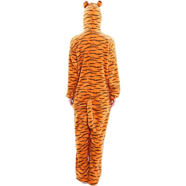 Aikuisten Unisex-Hyppyasu Eläinpuku Puku Potkupuku Yöpaita Pyjama Huppari Yöasu Cosplay Piirretty Kigurumi Karnevaali Joulu Halloween Tigger L