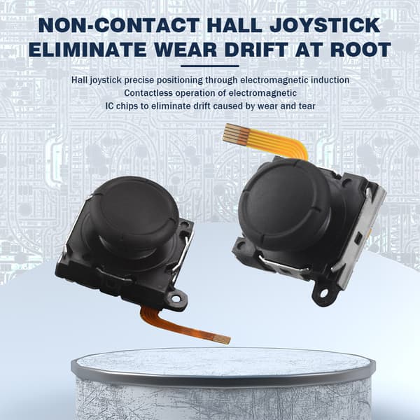 Hall Effect Joystick Udskiftningssæt til Switch OLED