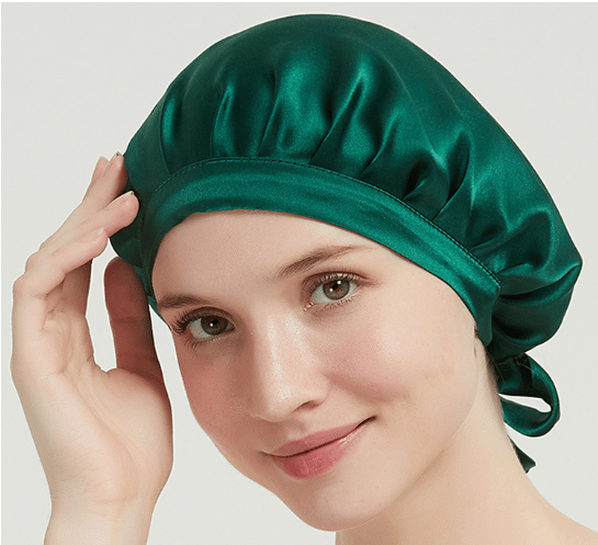 16 Momme Silk Sovmössa Green Green