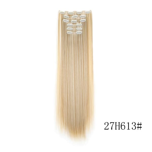 Hiuspidennykset Clip-in-hiuspidennykset 6 kpl Beige