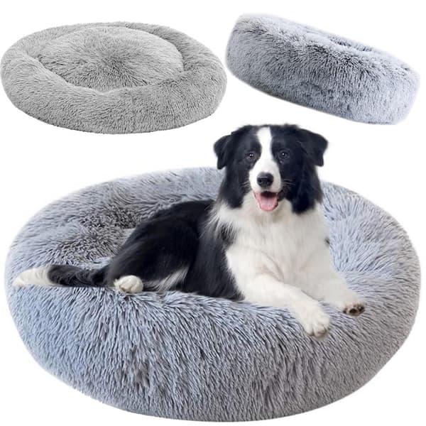 Plys hundeseng kat legegård blød pude sofaseng 100_MGF