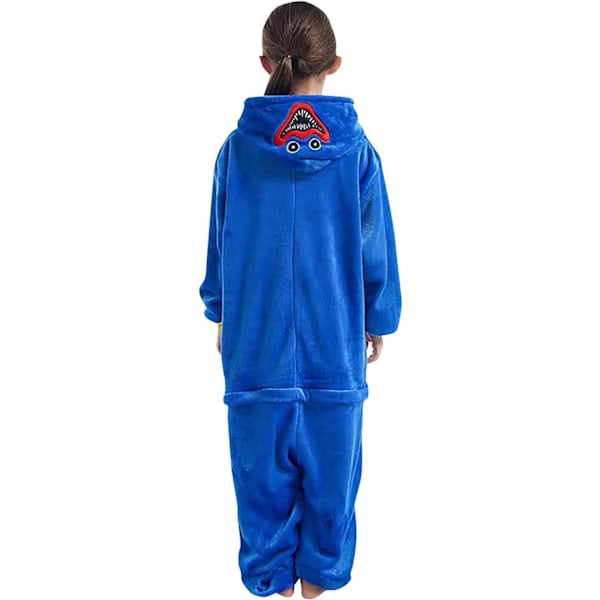 Barn/Unisex Fancy Dress Djurdräkt Onesie Pyjamas Jumpsuit Cosplay Kigurumi Jul Halloween Maskerad Vallmo 130