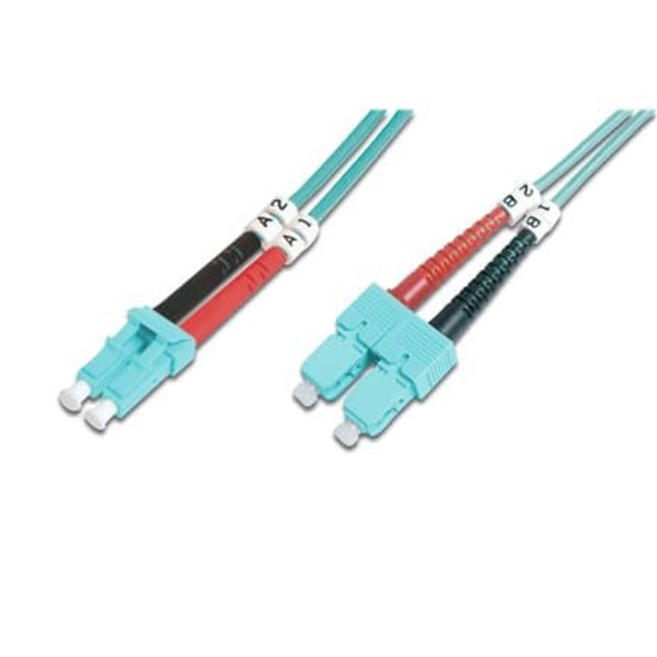 Digitus | Netværkskabel | Fiberoptisk | Han | SC Multimode | Han | LC Multimode | Blå_MGF