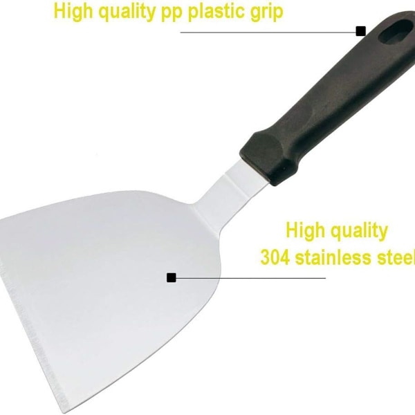 Lxgkrel Grillvender Hamburgerender Grillspade Grillbestikk Sett Spader KLB