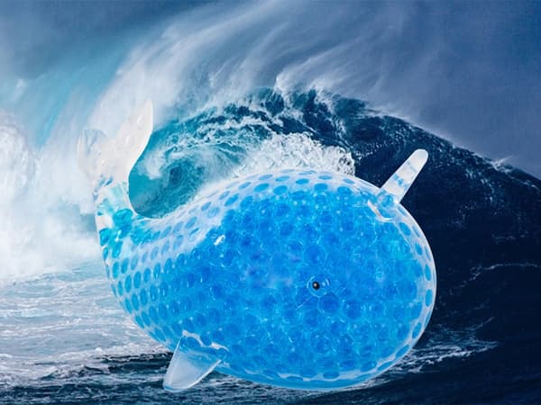 Anti-stress squishy gel squishy delfin sensoriske bolde store crush_MGF