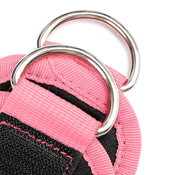Ankle Straps for Cable Machines, 2-pack Pink Pink