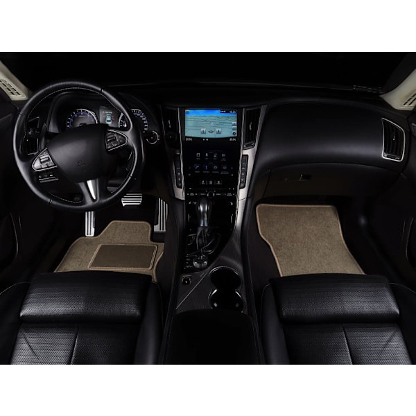 Beige førermatte for: Mazda BT-50 pickup (2007-2012)_MGF